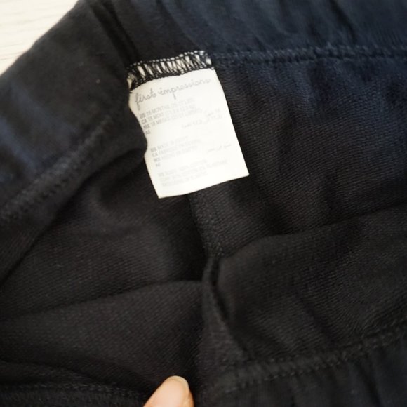 Baby, Toddler Black Pants, Sweat pants, Toddler Joggers, For 18 - 24 Months - Picture 3 of 5